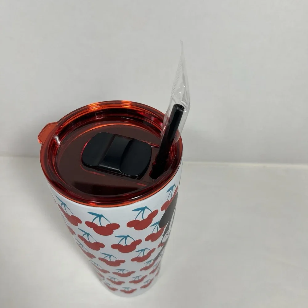 Disney Mickey Mouse With Cherries Stainless Steel‎ Tumbler